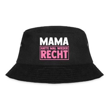 Mutter Muttertag Mama - Bucket Hat - Schwarz - Vorne - Lela (165cm)