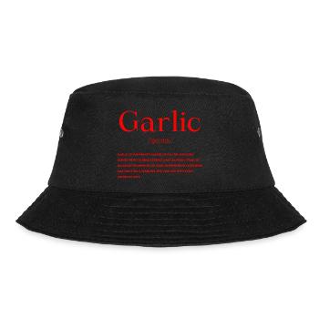 Garlic Definition - Bucket Hat - black - Front - Lela (165cm)
