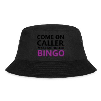 boardgame chess backgammon game night - Bucket Hat - Schwarz - Vorne - Lela (165cm)