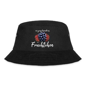 Früchtchen frech - Bucket Hat - Schwarz - Vorne - Lela (165cm)