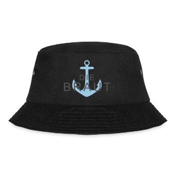 Die Braut Anker - Bucket Hat - Schwarz - Vorne - Lela (165cm)