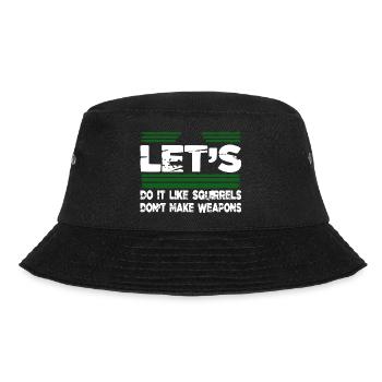 jokes disarmament global peace present hippy - Bucket Hat - black - Front - Lela (165cm)