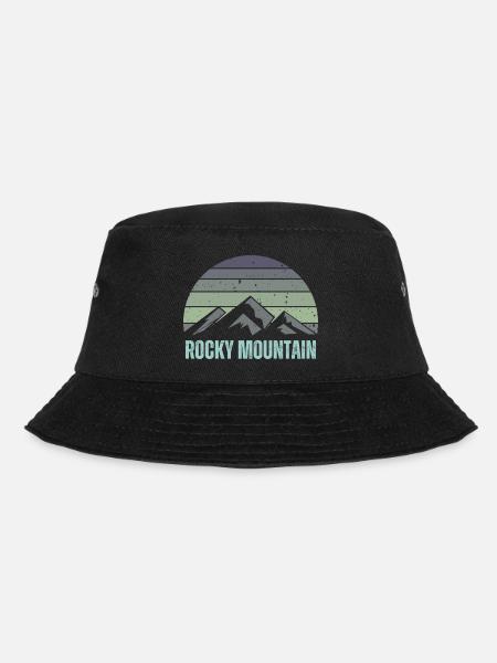 Rocky Mountain - Bucket Hat - Schwarz