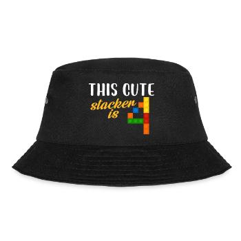 This cute stacker is 4 - Bucket Hat - black - Front - Lela (165cm)