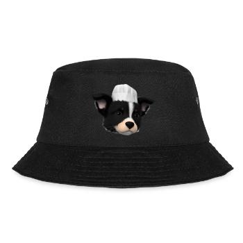 Chiens Cuisiniers Border Collie Chapeau de chef Amoureux des chiens - Bob - noir - Devant - Lela (165cm)