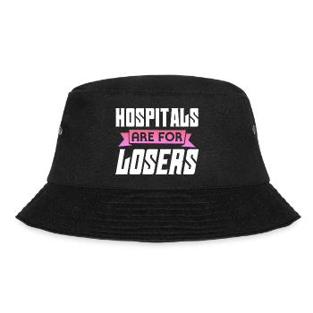 Correctional Nurse - Funny Prison Worker - Bucket Hat - Schwarz - Vorne - Lela (165cm)