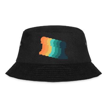Vintage Game Chess - Bucket Hat - black - Front - Lela (165cm)
