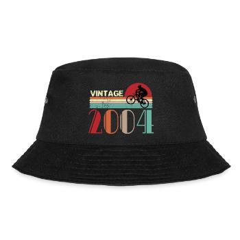 Vintage Birthday retro sunset design - Bucket Hat - black - Front - Lela (165cm)