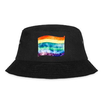 Lgbt flag - Bucket Hat - black - Front - Lela (165cm)