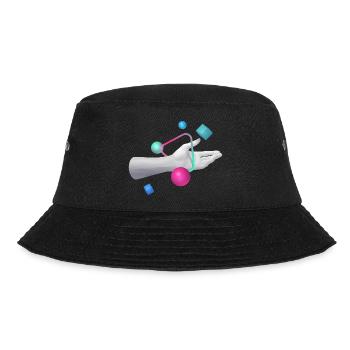 Hand 3D Graphic - Bucket Hat - black - Front - Lela (165cm)