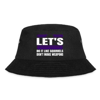 Cool Love Heart Funky Gift Idea Bday - Bucket Hat - black - Front - Lela (165cm)