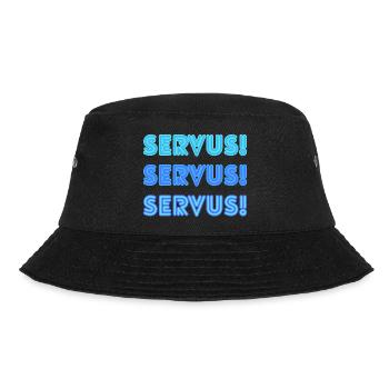 Servus Servus Servus - Bucket Hat - Schwarz - Vorne - Lela (165cm)