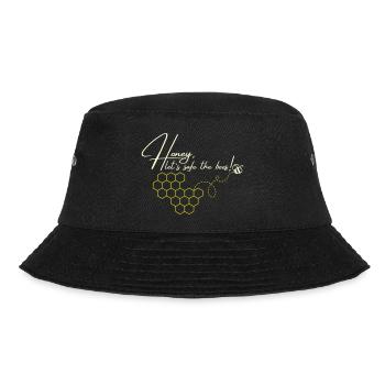 Honey, Save the Bees - Retten Sie die Bienen - Bucket Hat - Schwarz - Vorne - Lela (165cm)