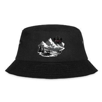 South Tyrol with mountains, the gift of loyalty to the land - Bucket Hat - black - Front - Lela (165cm)