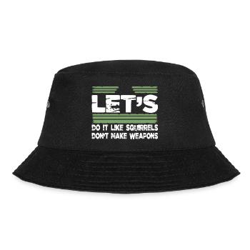 Cool Funky Pride Gift Idea Happy Heart Joke Fun - Bucket Hat - black - Front - Lela (165cm)