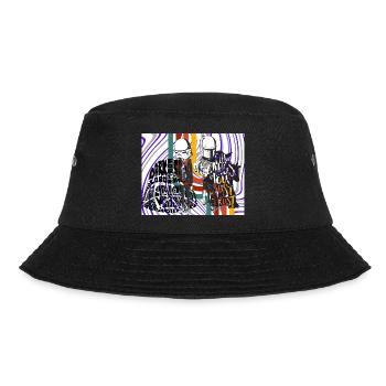6 Original - Bucket Hat - Schwarz - Vorne - Lela (165cm)