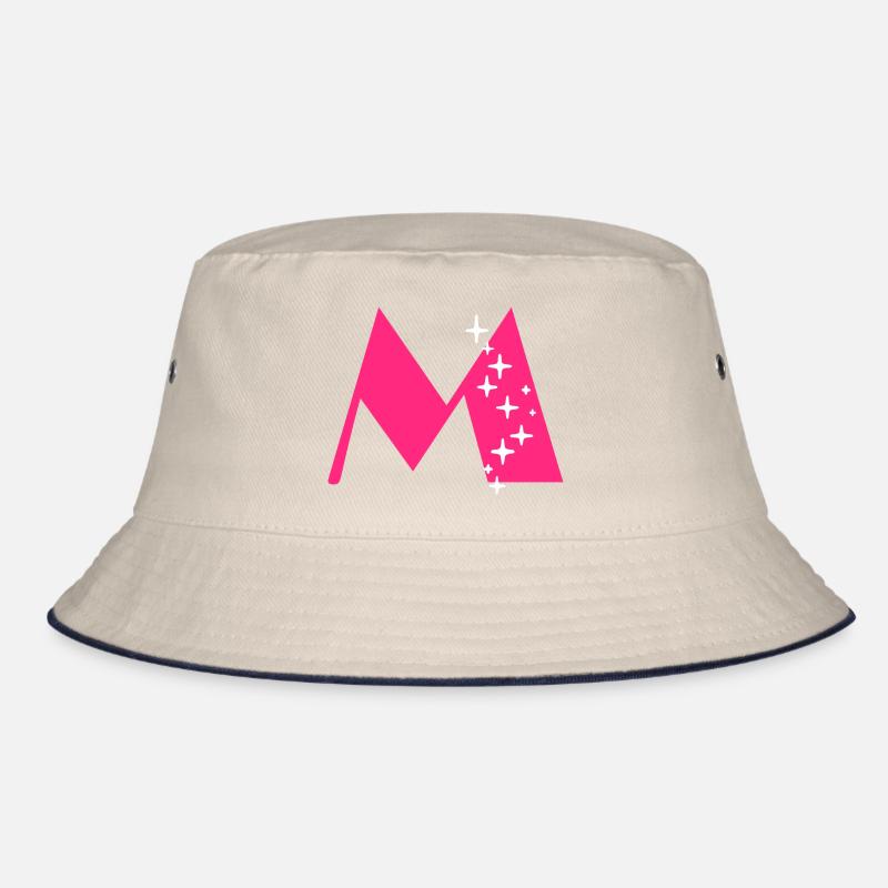 Buchstabe M Glitzer Bucket Hat