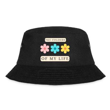 The Colours of My Life Inspirational - Bucket Hat - black - Front - Lela (165cm)