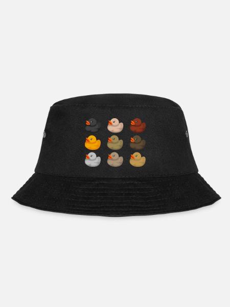 Ethnic Ducks - Bucket Hat - black