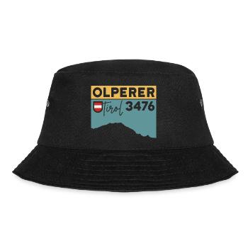 Olperer Nordgrat Brücke Überschreitung Wanderung - Bucket Hat - Schwarz - Vorne - Lela (165cm)