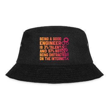 Funny Engineer Men Women Mechanical Engineering - Bob - noir - Devant - Lela (165cm)