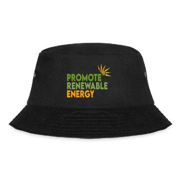 Erneuerbare Energien - Bucket Hat - Schwarz - Vorne - Lela (165cm)
