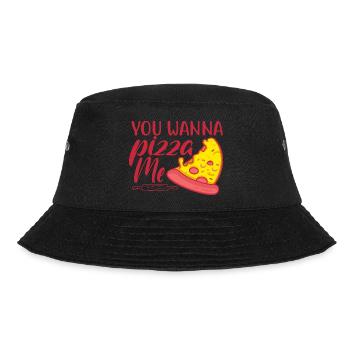 You Wanna Pizza Me - Funny Pizza Lovers - Bob - noir - Devant - Lela (165cm)