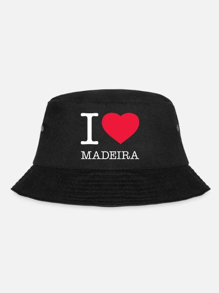 I LOVE MADEIRA - Bucket Hat - black