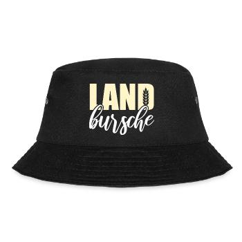 Bauer Landbursche - Bucket Hat - Schwarz - Vorne - Lela (165cm)