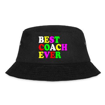 Best coach ever - Bucket Hat - black - Front - Lela (165cm)
