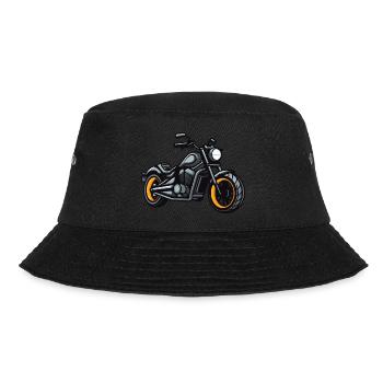 Motorcycle Biker - Bucket Hat - black - Front - Lela (165cm)