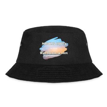 Miracles Happen - Bucket Hat - Schwarz - Vorne - Lela (165cm)