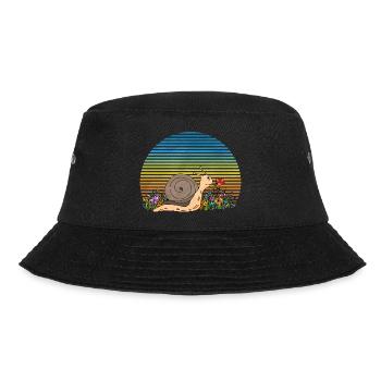 Schnecke - Bucket Hat - Schwarz - Vorne - Lela (165cm)