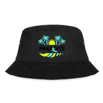 surf paradise - Bucket Hat - Schwarz - Vorne - Lela (165cm)
