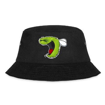 Hahahahaha -Hummel - Bucket Hat - Schwarz - Vorne - Lela (165cm)
