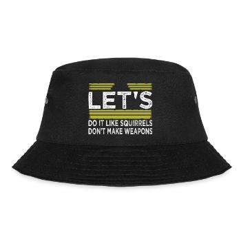 Bird Peace Movement Awesome Hippie Green - Bucket Hat - black - Front - Lela (165cm)
