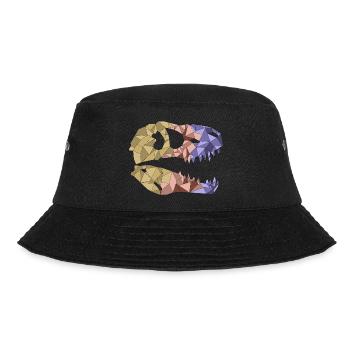 T REX SKULL geometric colorful - Bucket Hat - black - Front - Lela (165cm)