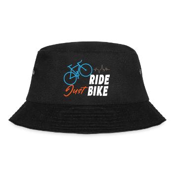 Just Ride Bike - Bucket Hat - Schwarz - Vorne - Lela (165cm)