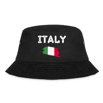Italien Italienische Flagge - Bucket Hat - Schwarz - Vorne - Lela (165cm)