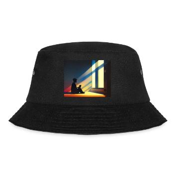 Lofi - Dude - Bucket Hat - Schwarz - Vorne - Lela (165cm)