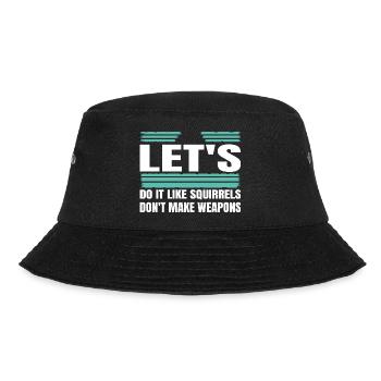 peace for paris present idea birthday present - Bucket Hat - black - Front - Lela (165cm)