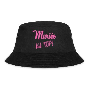 BRAUT AN DER SPITZE - Bucket Hat - Schwarz - Vorne - Lela (165cm)