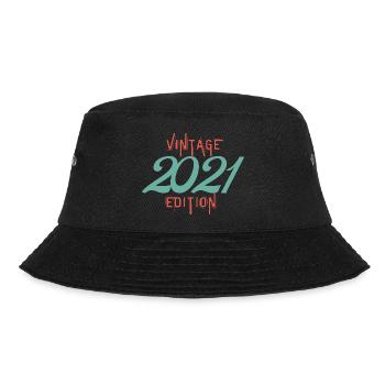 Jahrgang 2021 Ausgabe - Bucket Hat - Schwarz - Vorne - Lela (165cm)