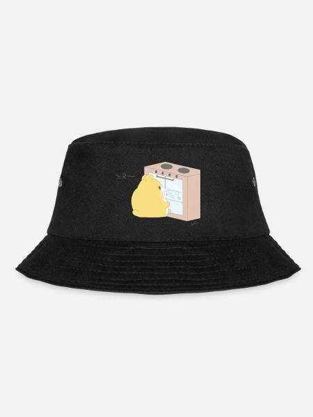Hamster Baking - Bucket Hat - black