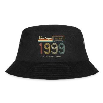 1999 Original 1999 Vintage Vintage Retro Jahrestag - Bucket Hat - Schwarz - Vorne - Lela (165cm)