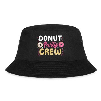 Donut-Party-Matching - Bucket Hat - Schwarz - Vorne - Lela (165cm)