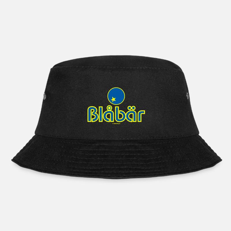 Heidelbeere - Bucket Hat - Schwarz