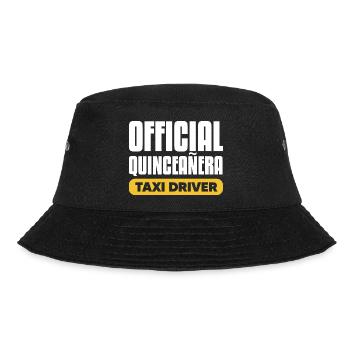 official quinceanera taxi driver Design - Bucket Hat - Schwarz - Vorne - Lela (165cm)