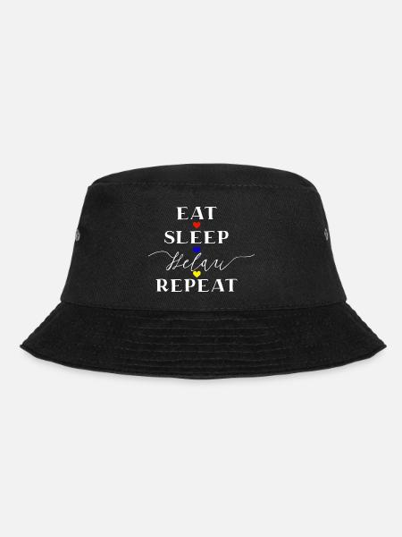 Helau, Fastnacht, Fassenacht, 5. Jahreszeit - Bucket Hat - Schwarz