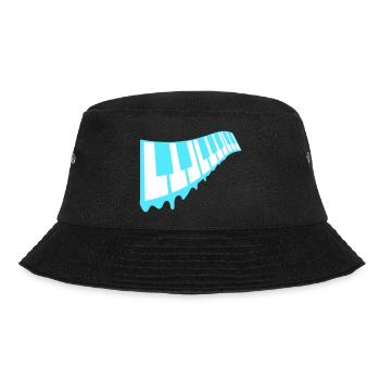 Graffiti Drop Piano Keys DJ Musical Instrument - Bucket Hat - black - Front - Lela (165cm)